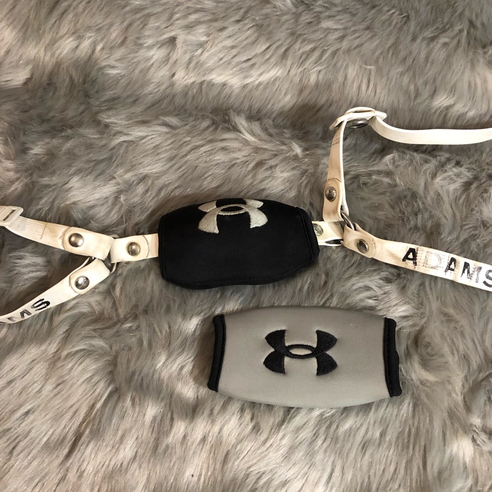 Under Armor chin strap-covers and strap.